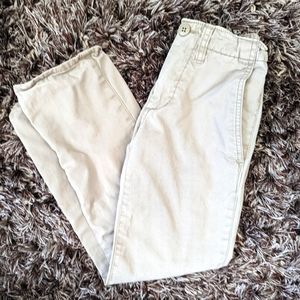 Gap flannel lined khaki pants for boys